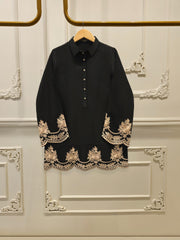 2 Piece- Pure Korean Silk Embroidered Suit S112349