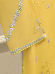 2 Piece - Pure Embroidered Cotton Net Suit S112352