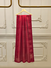 3 Piece - Pure Organza Embroidered Suit S112371