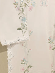 2 Piece - Embroidered Cambric Suit S112337