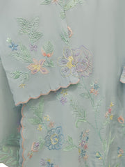 3 Piece- Pure Khaddi Silk Embroidered Suit S112373