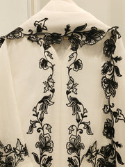 3 Piece - Pure Embroidered Cotton Net Suit S112348
