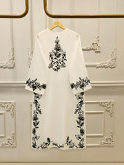 3 Piece - Pure Embroidered Cotton Net Suit S112348