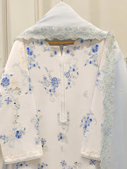 3 Piece - Embroidered Cambric Suit S112376