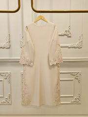3 Piece- Pure Khaddi Silk Embroidered Suit S112385