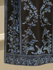 3 Piece - Pure Organza Embroidered Suit S112401