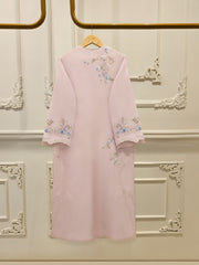 3 Piece- Pure Khaddi Silk Embroidered Suit S112424