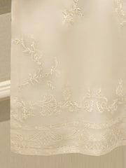 3 Piece - Pure Organza Embroidered Suit S112457