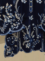 3 Piece - Embroidered Velvet Suit S112488