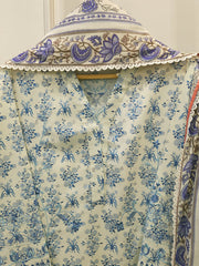 3 Piece - Digital Printed Embroidered Lawn Suit S112493