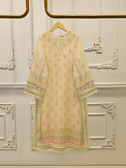 3 Piece - Pure Embroidered Printed Cotton Net Suit S112502