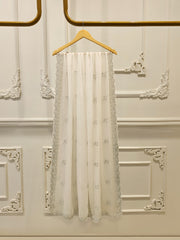 3 Piece - Pure Embroidered Cotton Net Suit S112510
