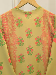 2 Piece - Digital Printed Embroidered Cambric Suit S112474