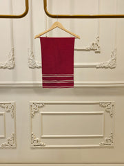 3 Piece - Pure Embroidered Cotton Net Suit S112541