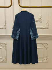 3 Piece - Pure Embroidered Cotton Net Suit S112546