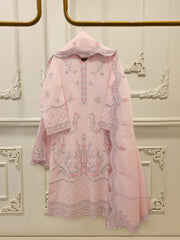 3 Piece - Embroidered Khaddar Suit S112544