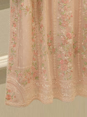 3 Piece - Pure Embroidered Cotton Net Suit S112554