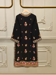 3 Piece - Embroidered Velvet Suit S112565