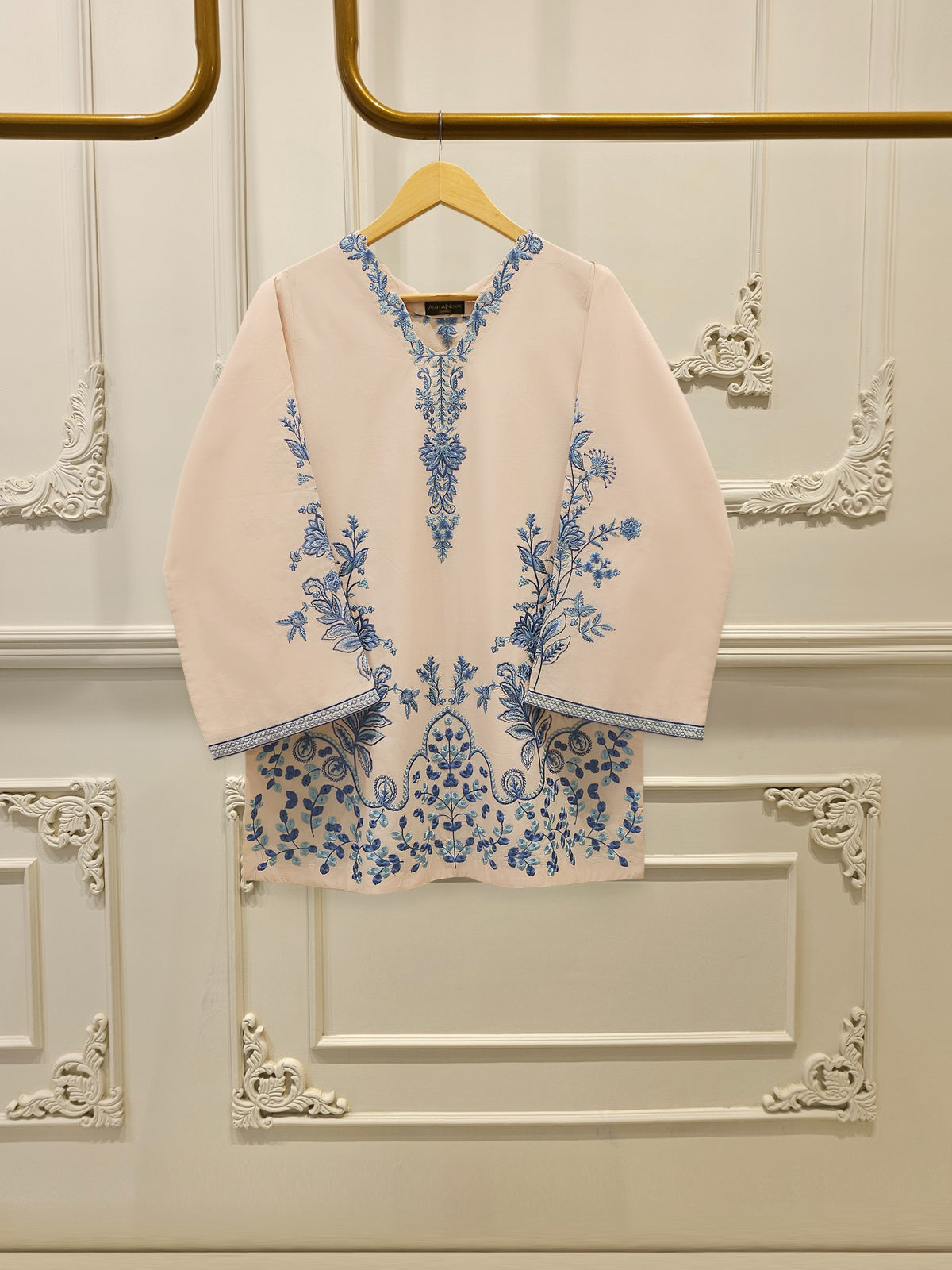 2 Piece -  Embroidered Cambric Suit S112581