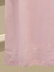 3 Piece - Pure Organza Embroidered Suit S112585