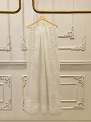 3 Piece-  Pure Embroidered Sheesha Silk Suit S112580