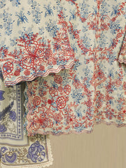 3 Piece - Embroidered Cambric Suit S112638