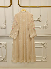 3 Piece - Pure Embroidered Cotton Net Suit S112680