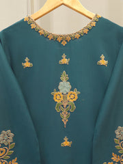 3 Piece - Embroidered Khaddar Suit S112686