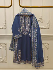 2 Piece - Embroidered Cambric Suit S112690