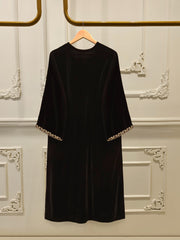 3 Piece - Embroidered Velvet Suit S112702