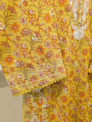 3 Piece - Digital Printed Embroidered Cambric Suit S112687