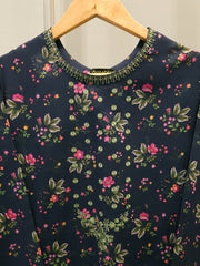 2 Piece - Digital Printed Embroidered Cambric Suit S112725