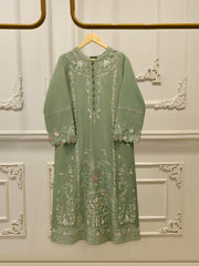 2 Piece - Embroidered Kora Cotton Suit  S112741