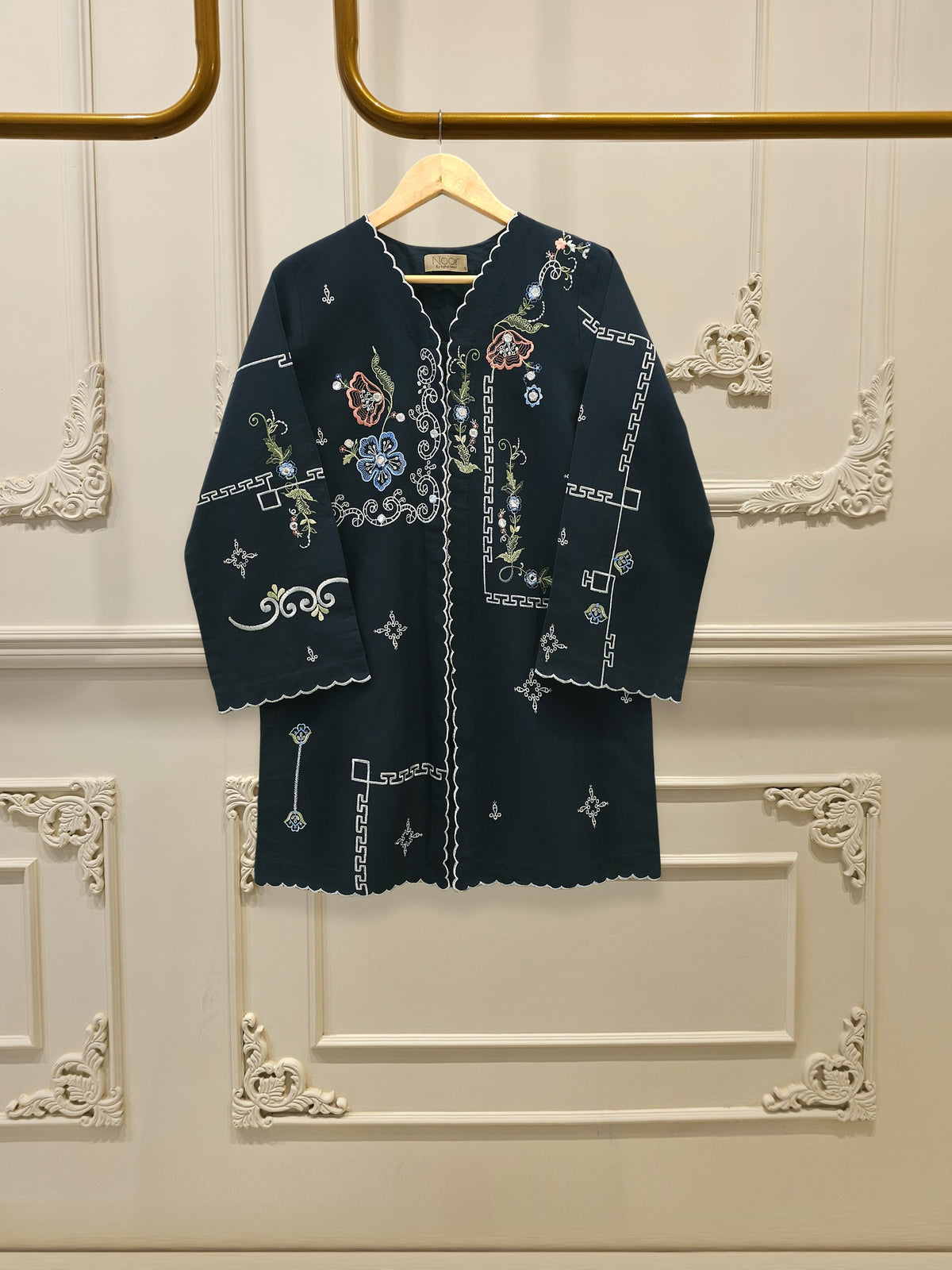 2 Piece - Embroidered Khaddar Suit Look 134