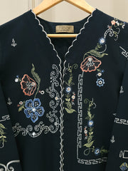 2 Piece - Embroidered Khaddar Suit Look 134