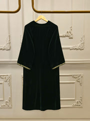 3 Piece - Embroidered Velvet Suit S112750