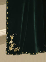 3 Piece - Embroidered Velvet Suit S112750