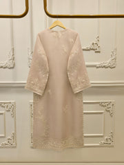 2 Piece - Pure Organza Embroidered Suit S112752