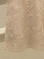 2 Piece - Pure Organza Embroidered Suit S112752