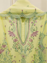 3 Piece - Embroidered Cambric Suit S112719