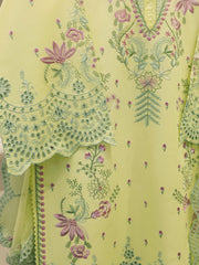 3 Piece - Embroidered Cambric Suit S112719