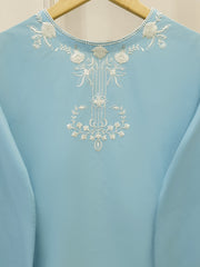 2 Piece - Embroidered Cambric Suit S112736
