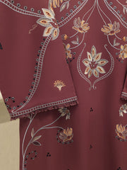 2 Piece - Embroidered Khaddar Suit Look 137