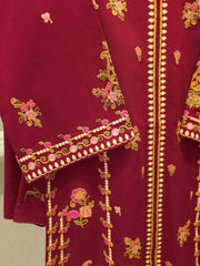 3 Piece - Embroidered Khaddar Suit S112775