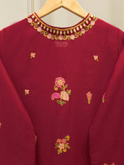 3 Piece - Embroidered Khaddar Suit S112775