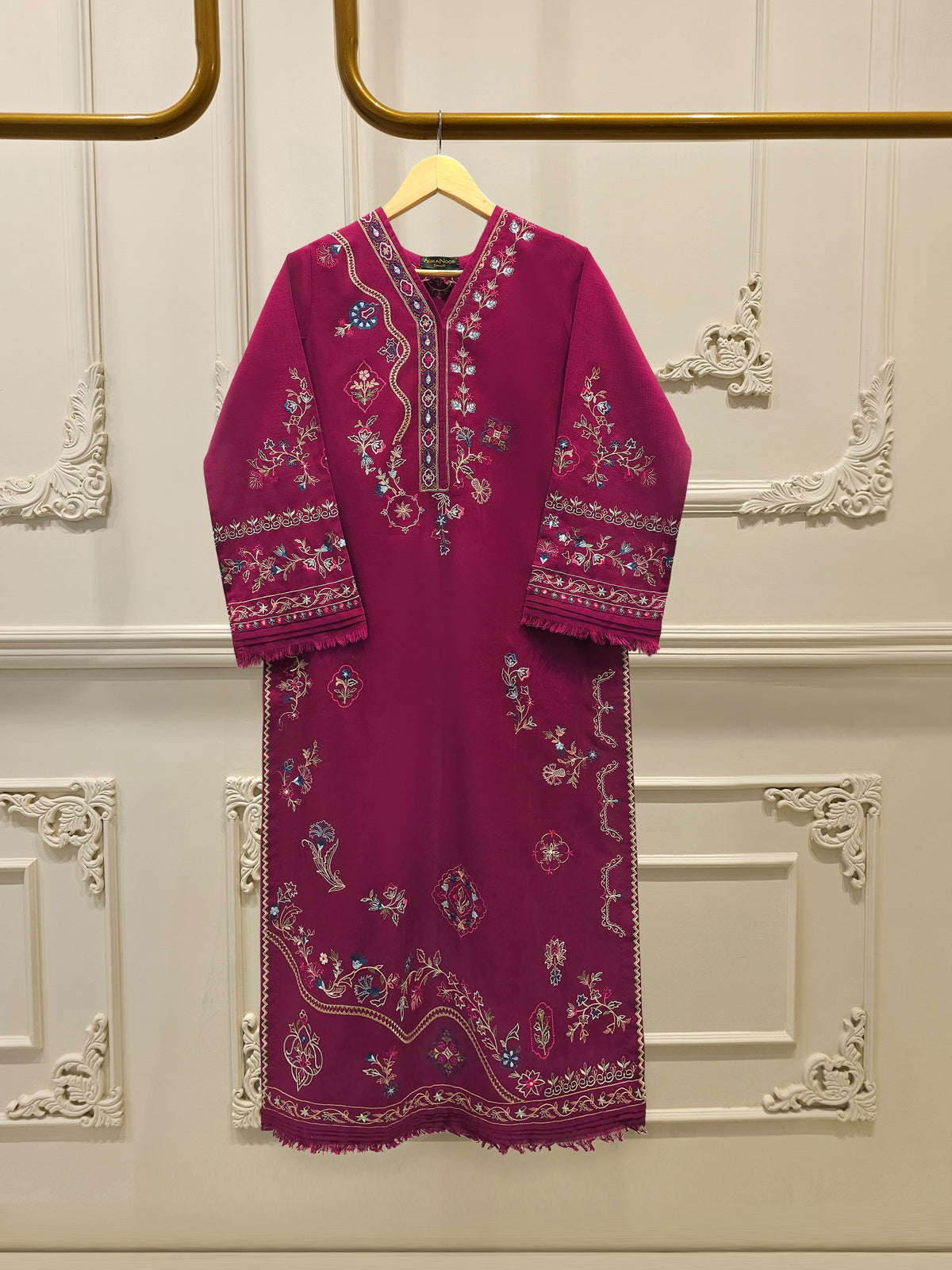 2 Piece - Embroidered  Khaddar Suit S112771
