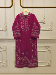 2 Piece - Embroidered  Khaddar Suit S112771