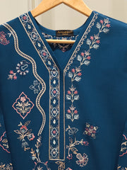 2 Piece - Embroidered Khaddar Suit S112779