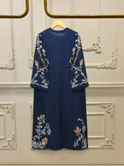 3 Piece- Pure Khaddi Silk Embroidered Suit S112783