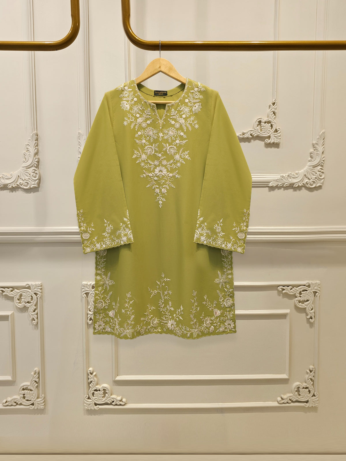 2 Piece - Embroidered Cambric Suit  S112782
